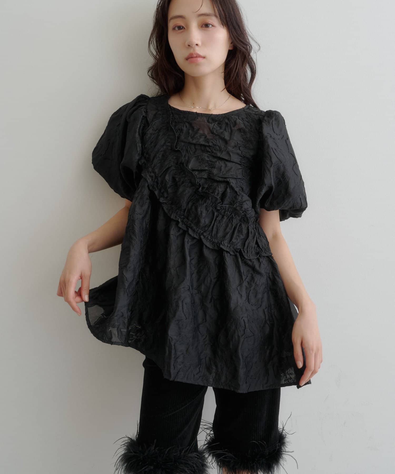 kastane Frill sash blouse - Image 9