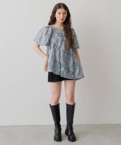 kastane Frill sash blouse - Image 74