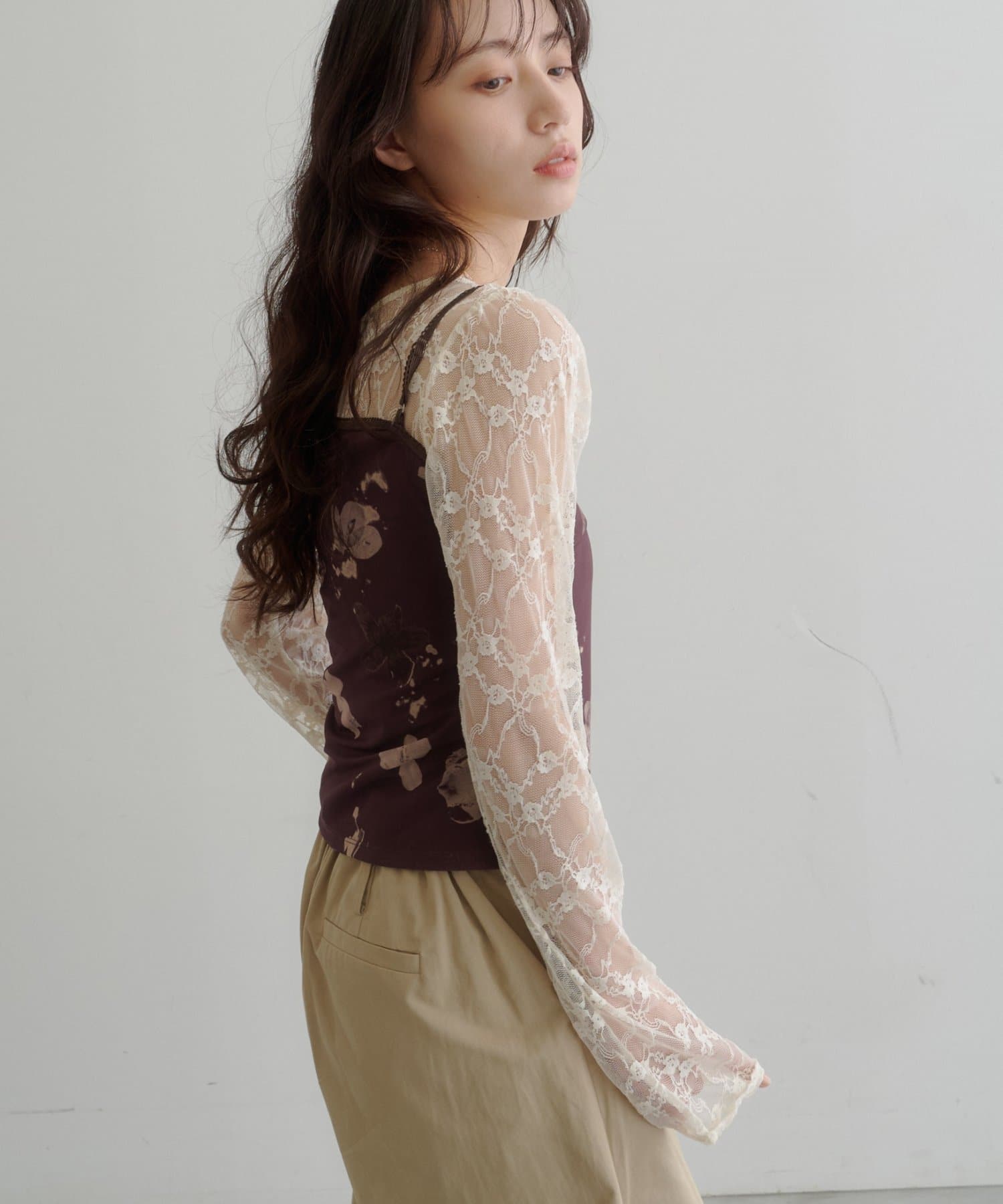Kastane flower lace 彈性吊帶背心 - Image 14