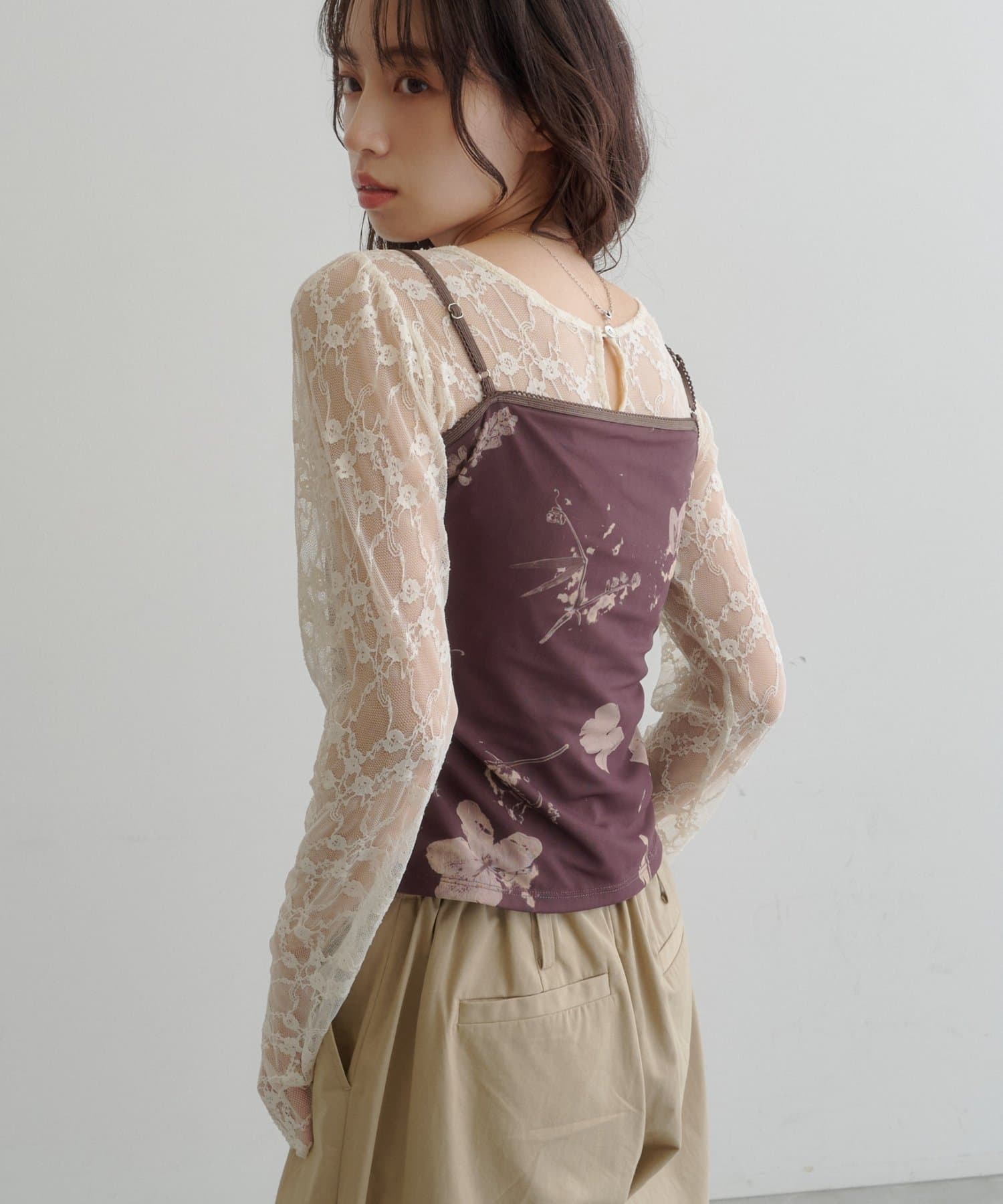 Kastane flower lace 彈性吊帶背心 - Image 15