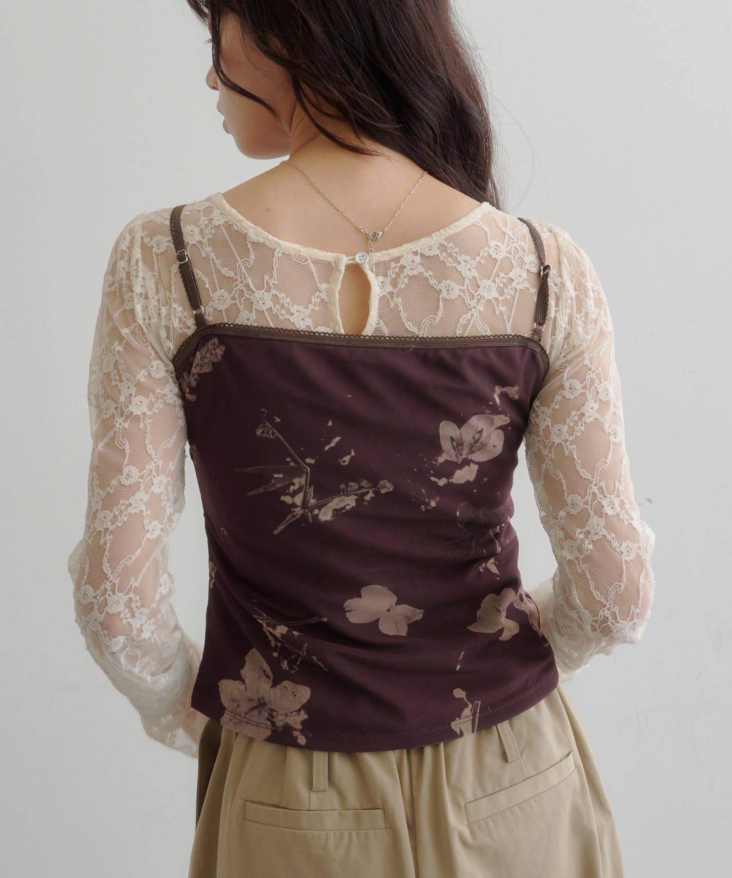 Kastane flower lace 彈性吊帶背心 - Image 16