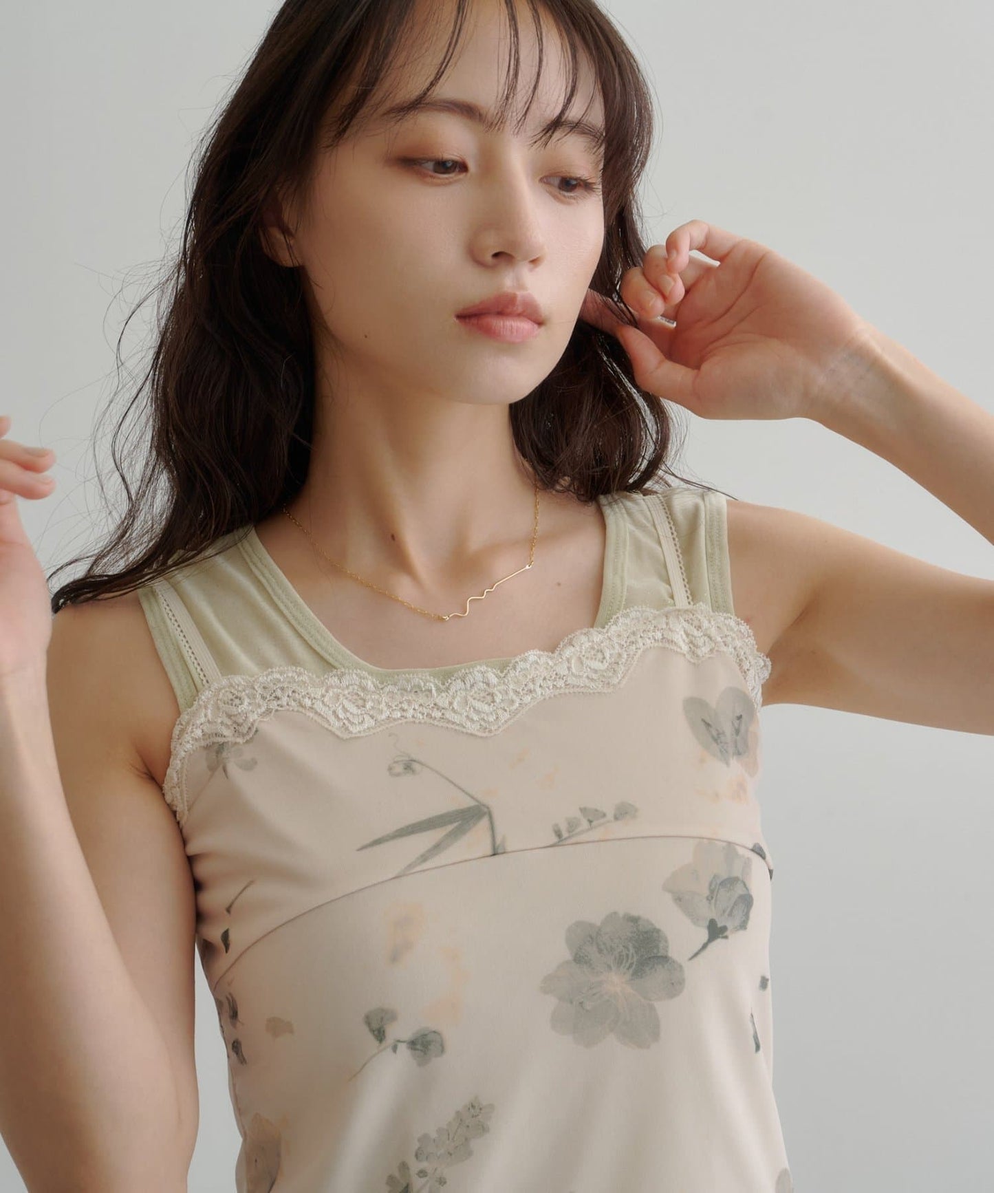 Kastane flower lace 彈性吊帶背心 - Image 21
