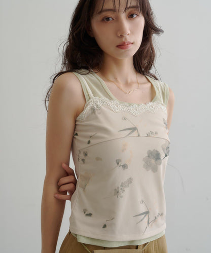 Kastane flower lace 彈性吊帶背心 - Image 22