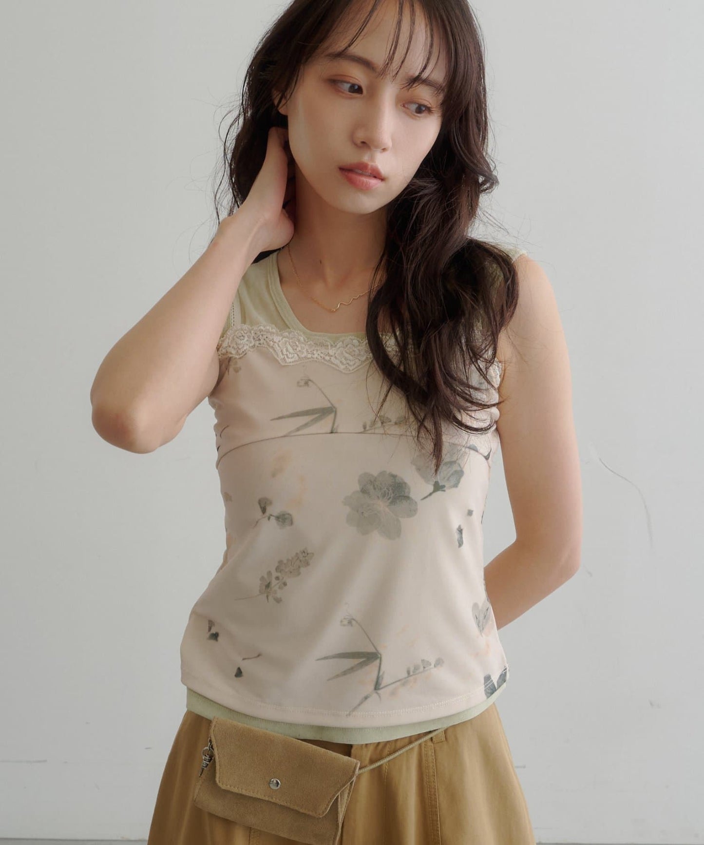 Kastane flower lace 彈性吊帶背心 - Image 23