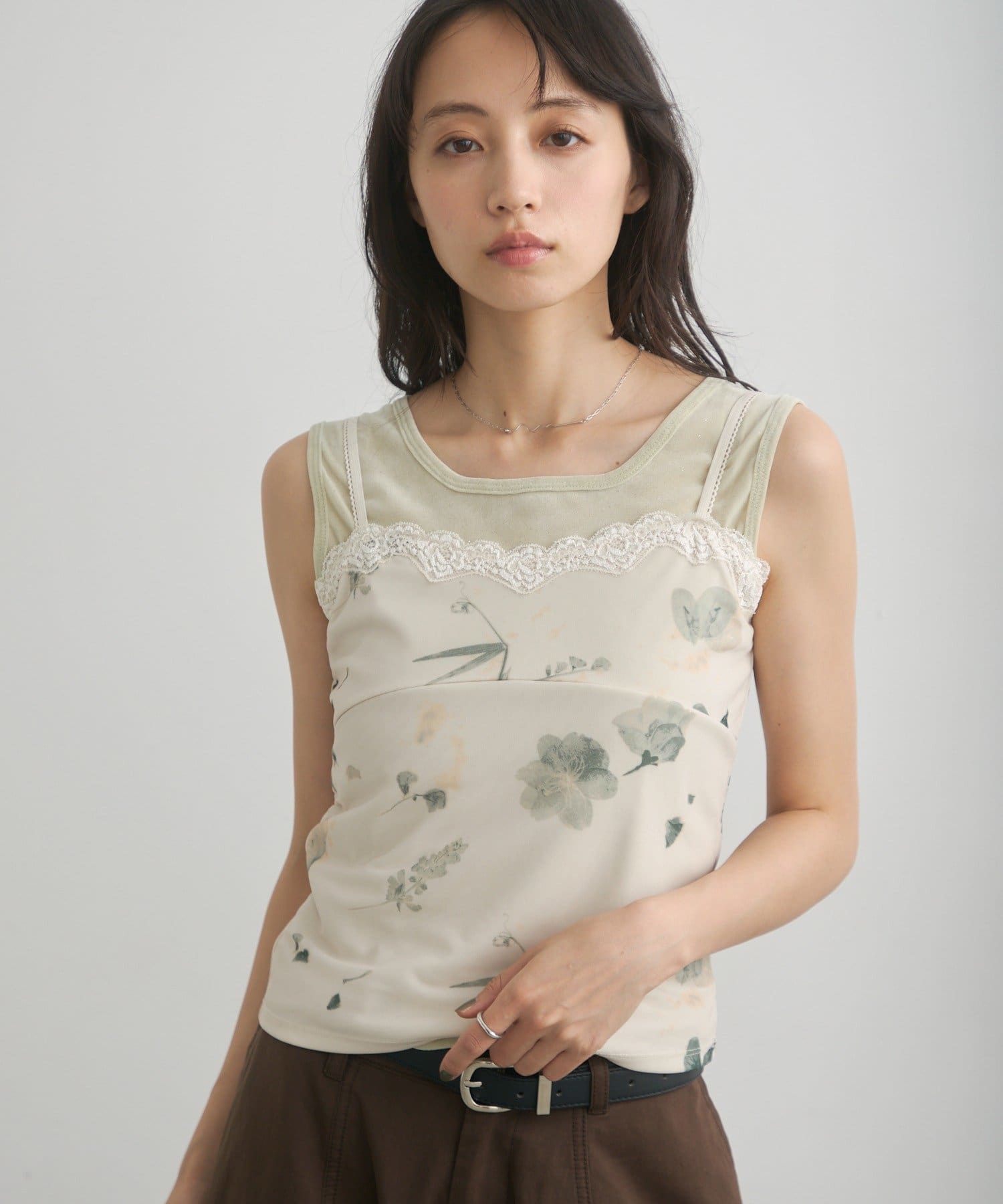 Kastane flower lace 彈性吊帶背心 - Image 29