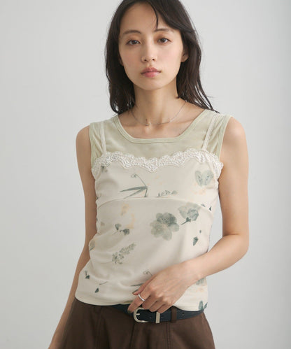 Kastane flower lace 彈性吊帶背心 - Image 29