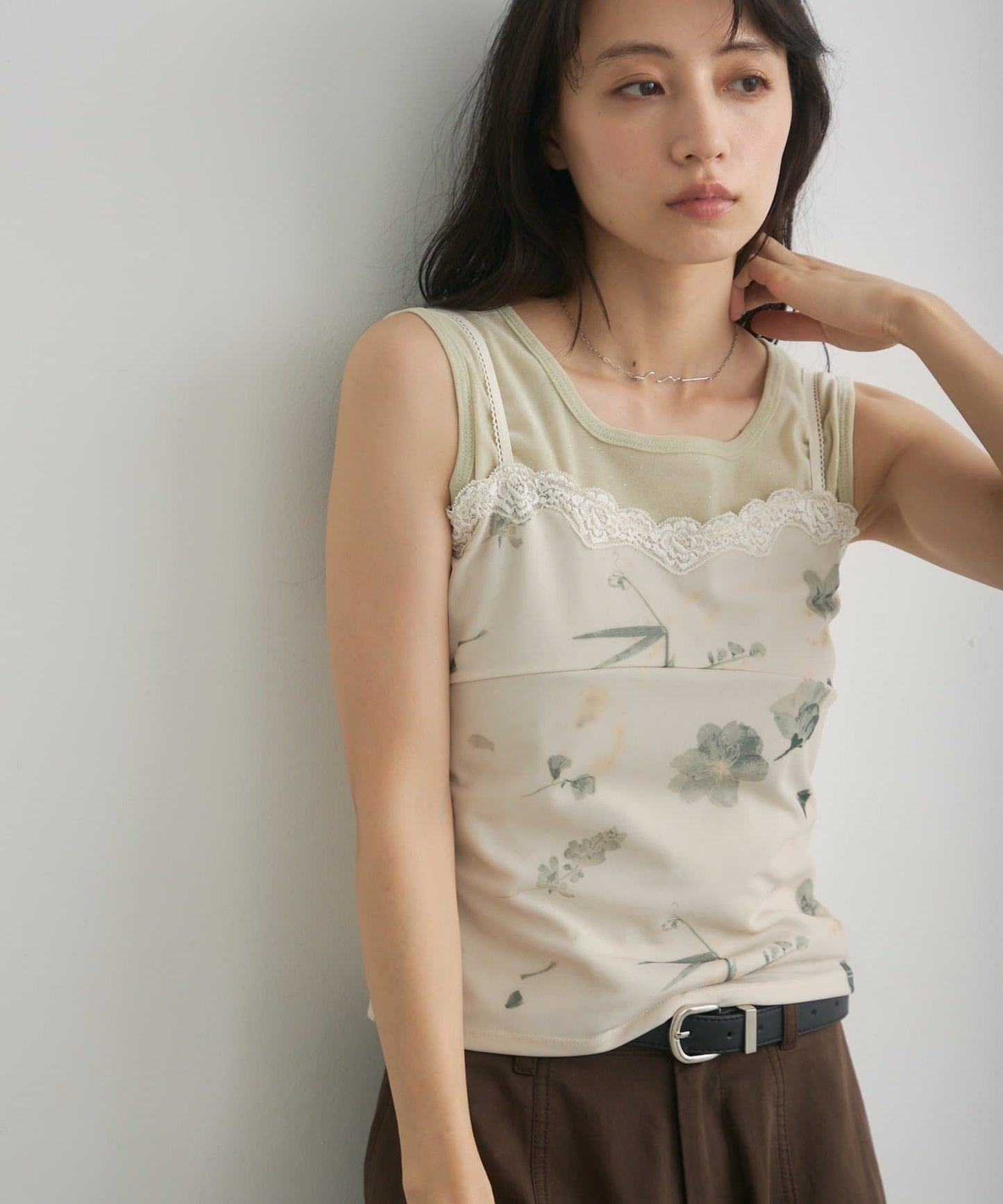 Kastane flower lace 彈性吊帶背心 - Image 30