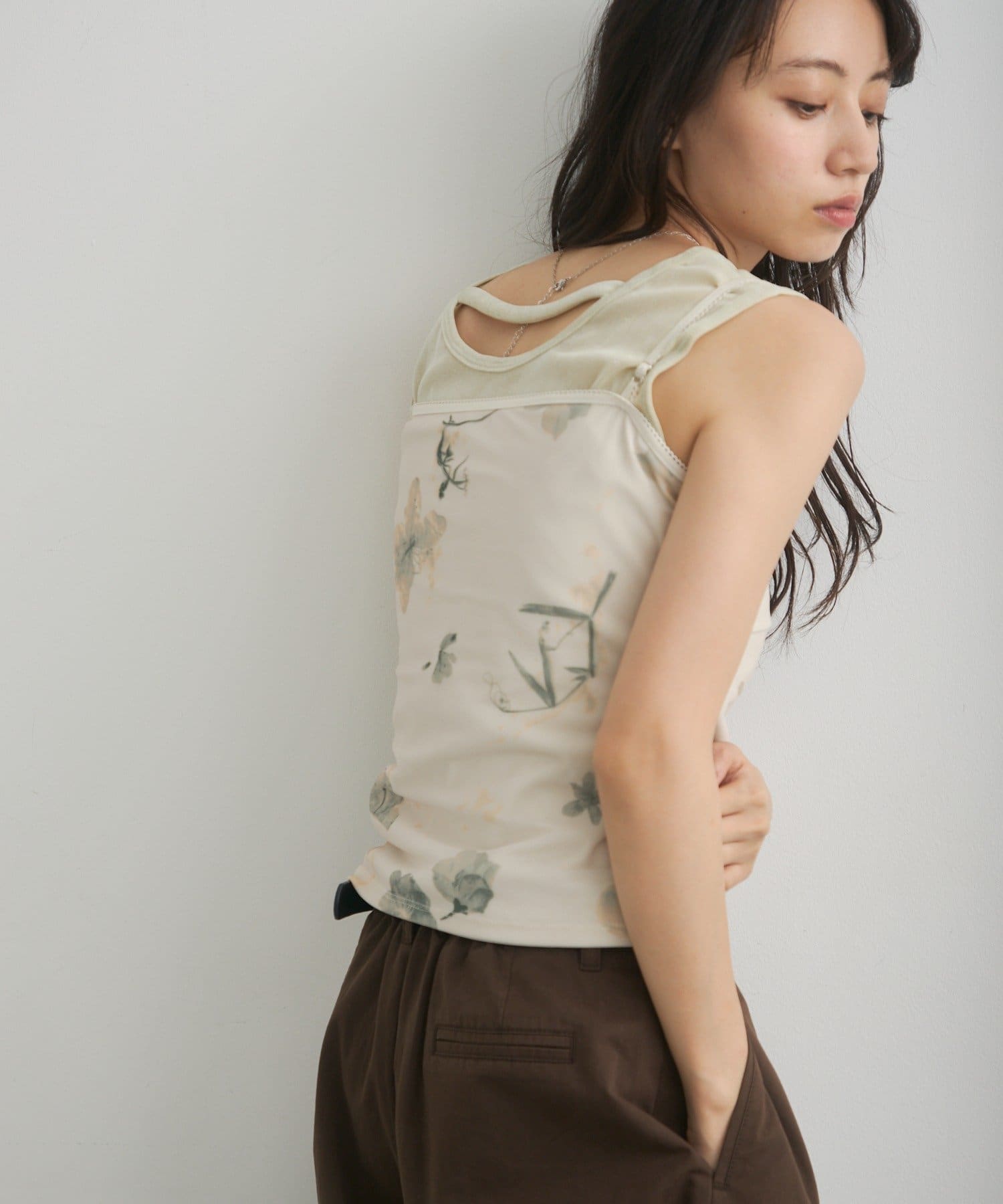 Kastane flower lace 彈性吊帶背心 - Image 31