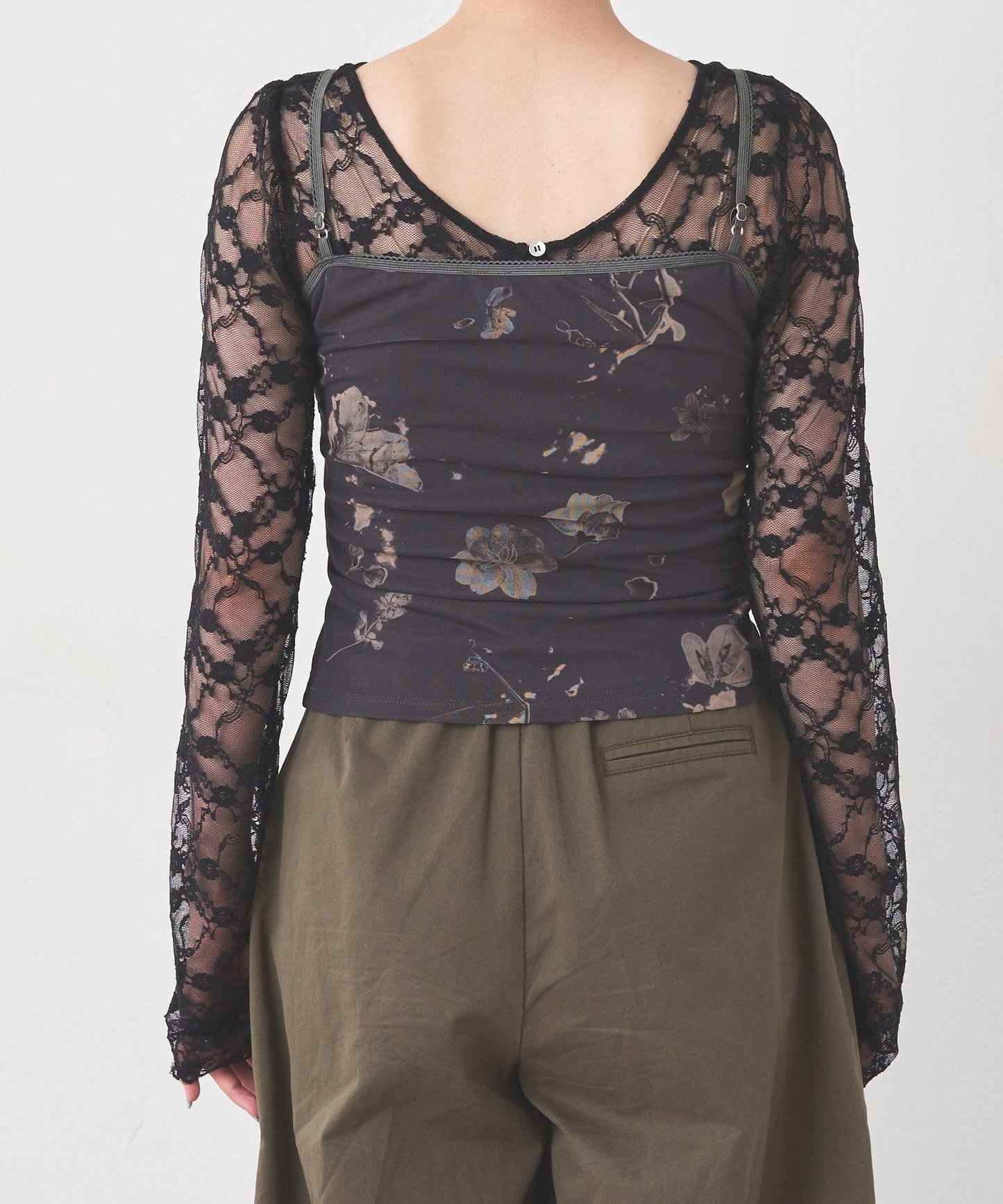 Kastane flower lace 彈性吊帶背心 - Image 36
