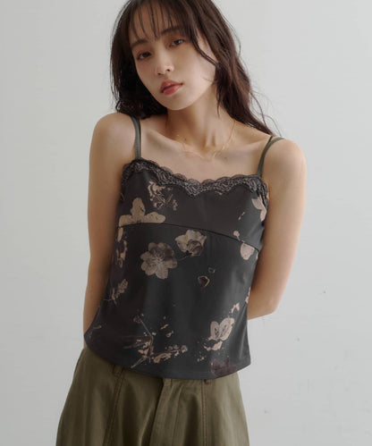 Kastane flower lace 彈性吊帶背心 - Image 6
