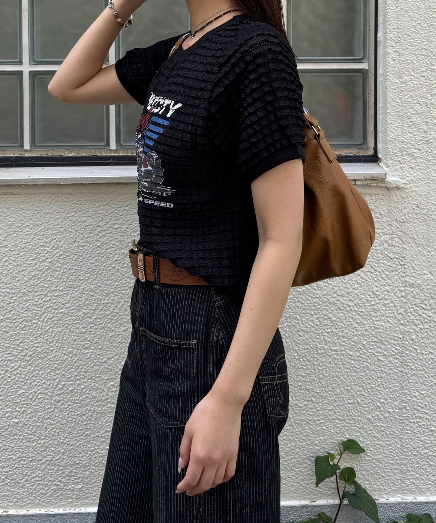 CIAOPANIC Motor Logo Frill Ringer Tee - Image 8