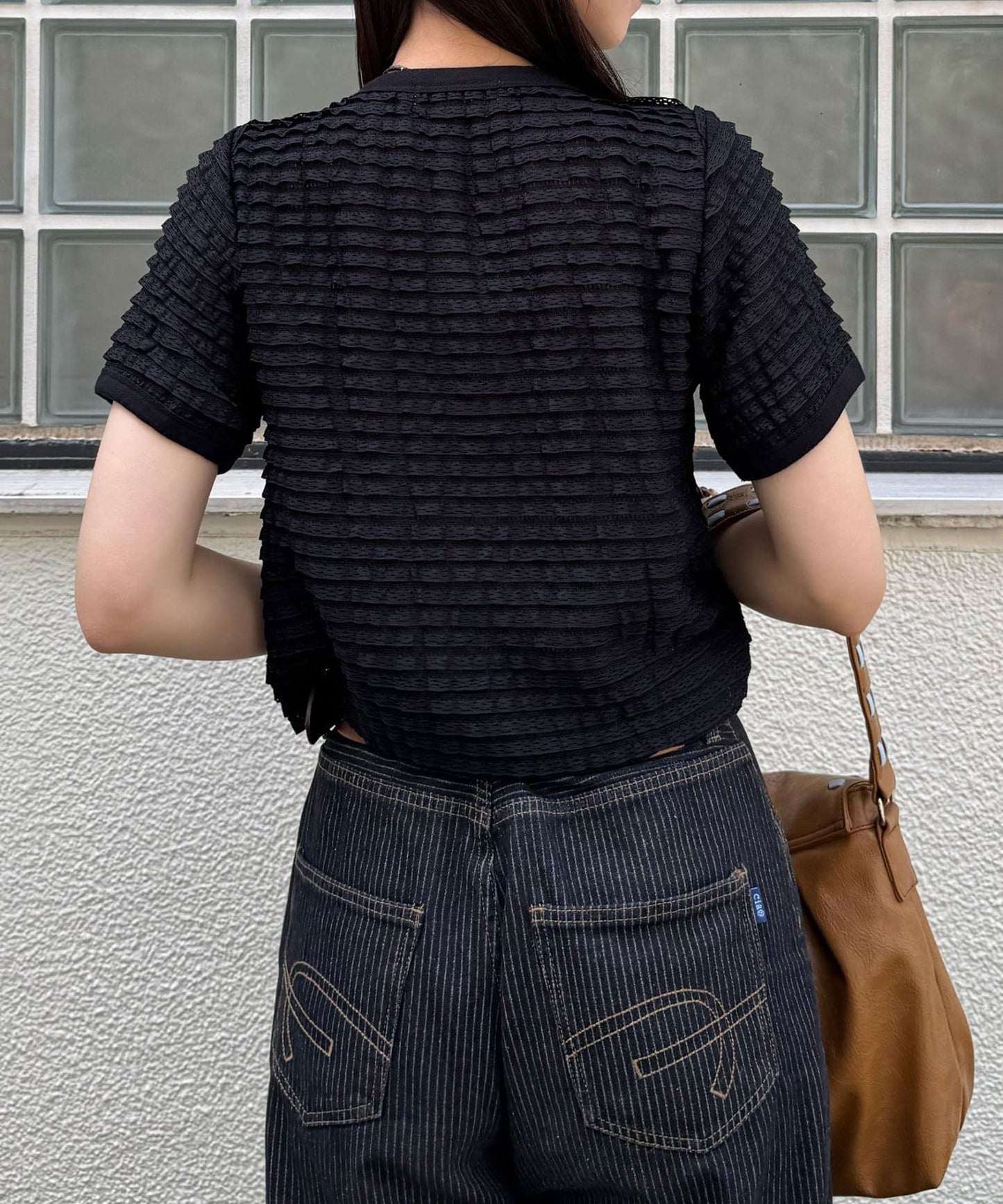 CIAOPANIC Motor Logo Frill Ringer Tee - Image 9