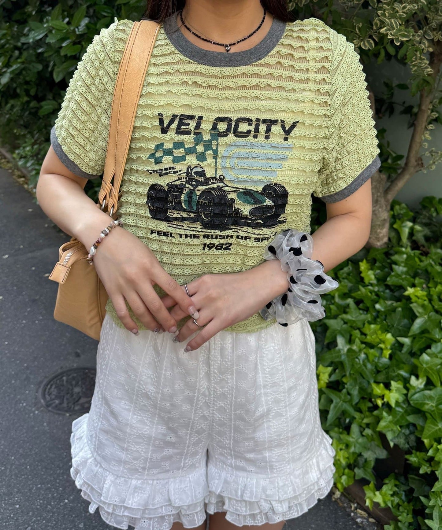 CIAOPANIC Motor Logo Frill Ringer Tee - Image 28