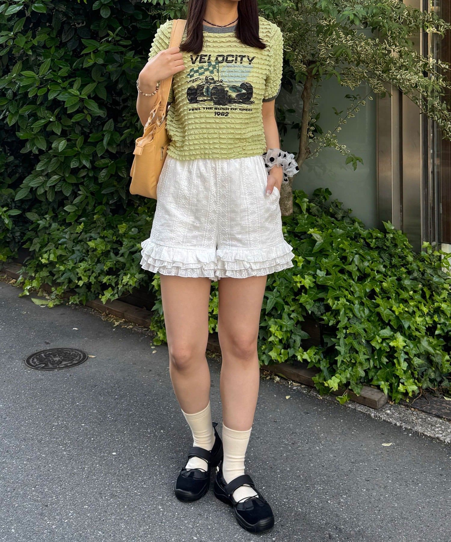 CIAOPANIC Motor Logo Frill Ringer Tee - Image 32