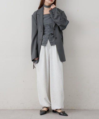 mystic 格紋bustier with choker - Image 30