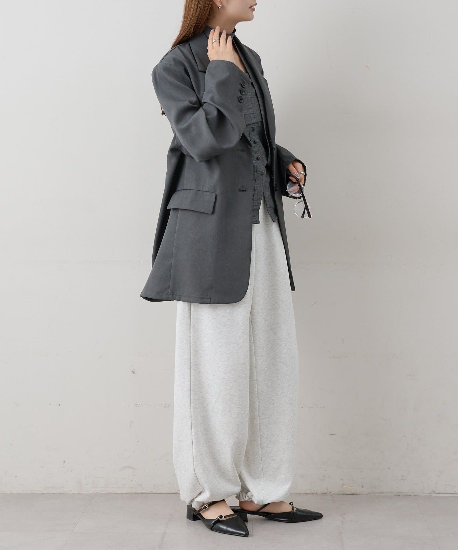 mystic 格紋bustier with choker - Image 32