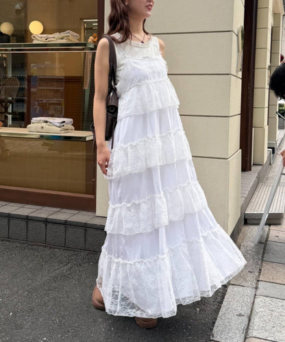 w closet lace 層疊吊帶ops - Image 6