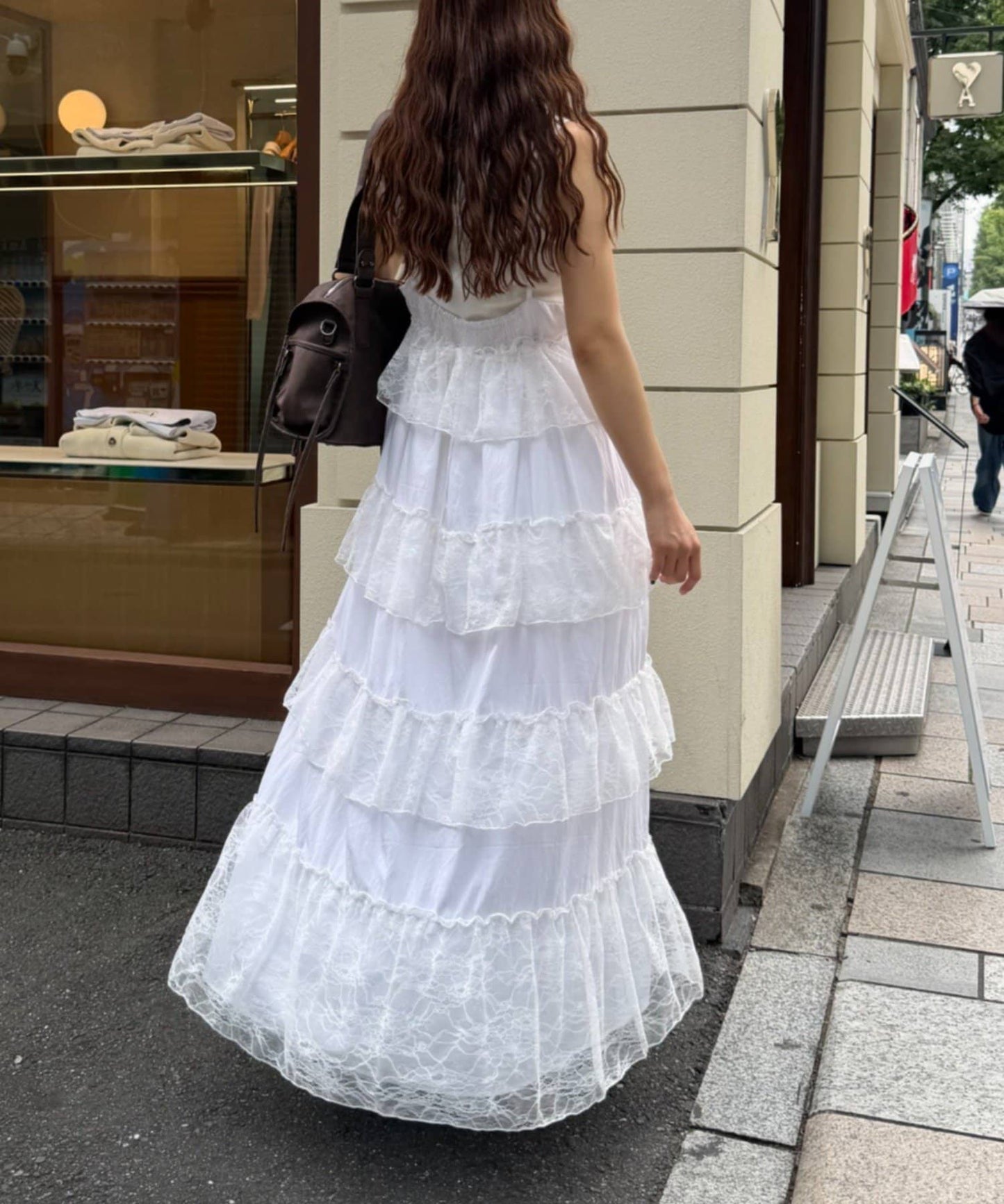 w closet lace 層疊吊帶ops - Image 8