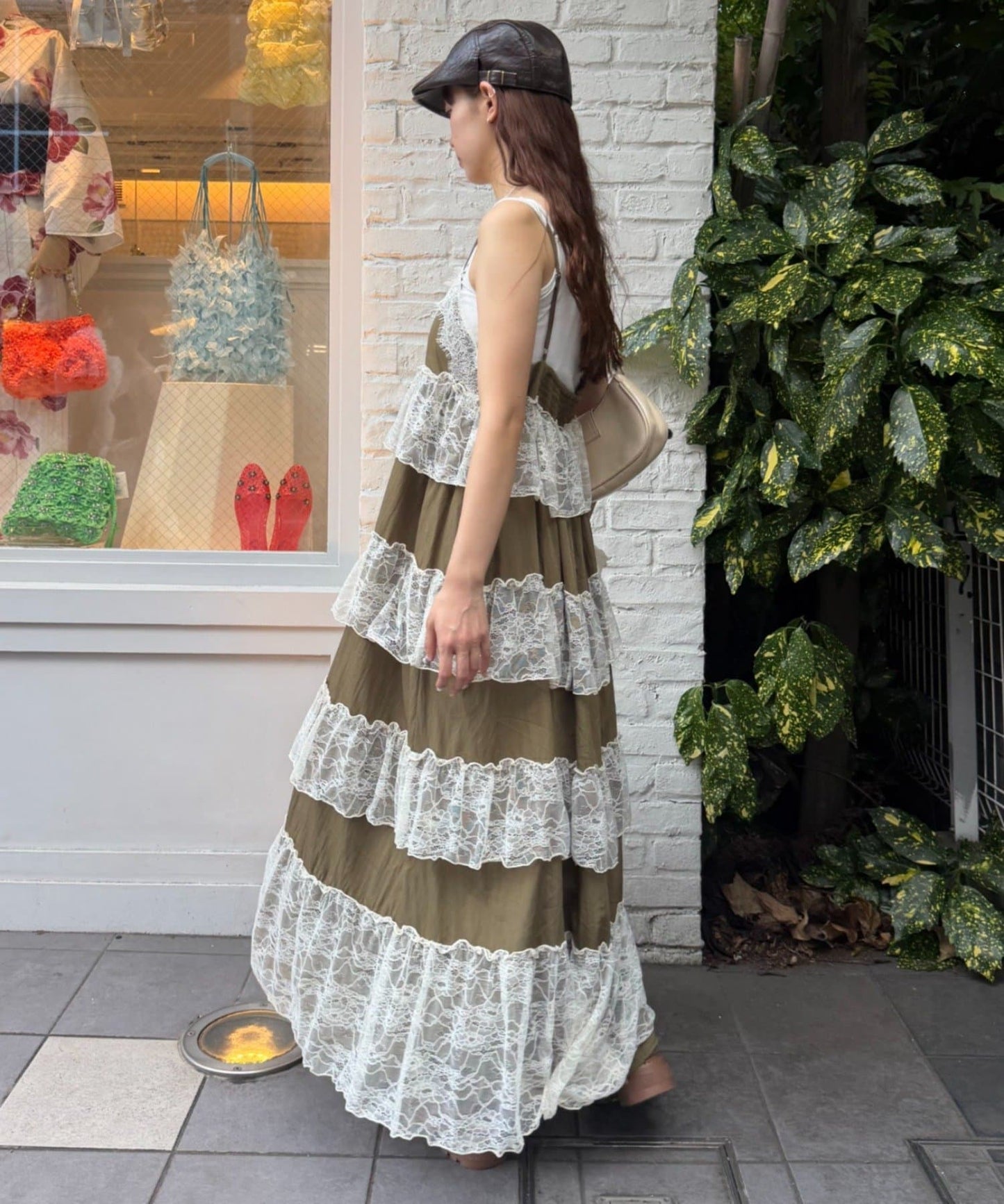 w closet lace 層疊吊帶ops - Image 16