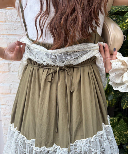 w closet lace 層疊吊帶ops - Image 18