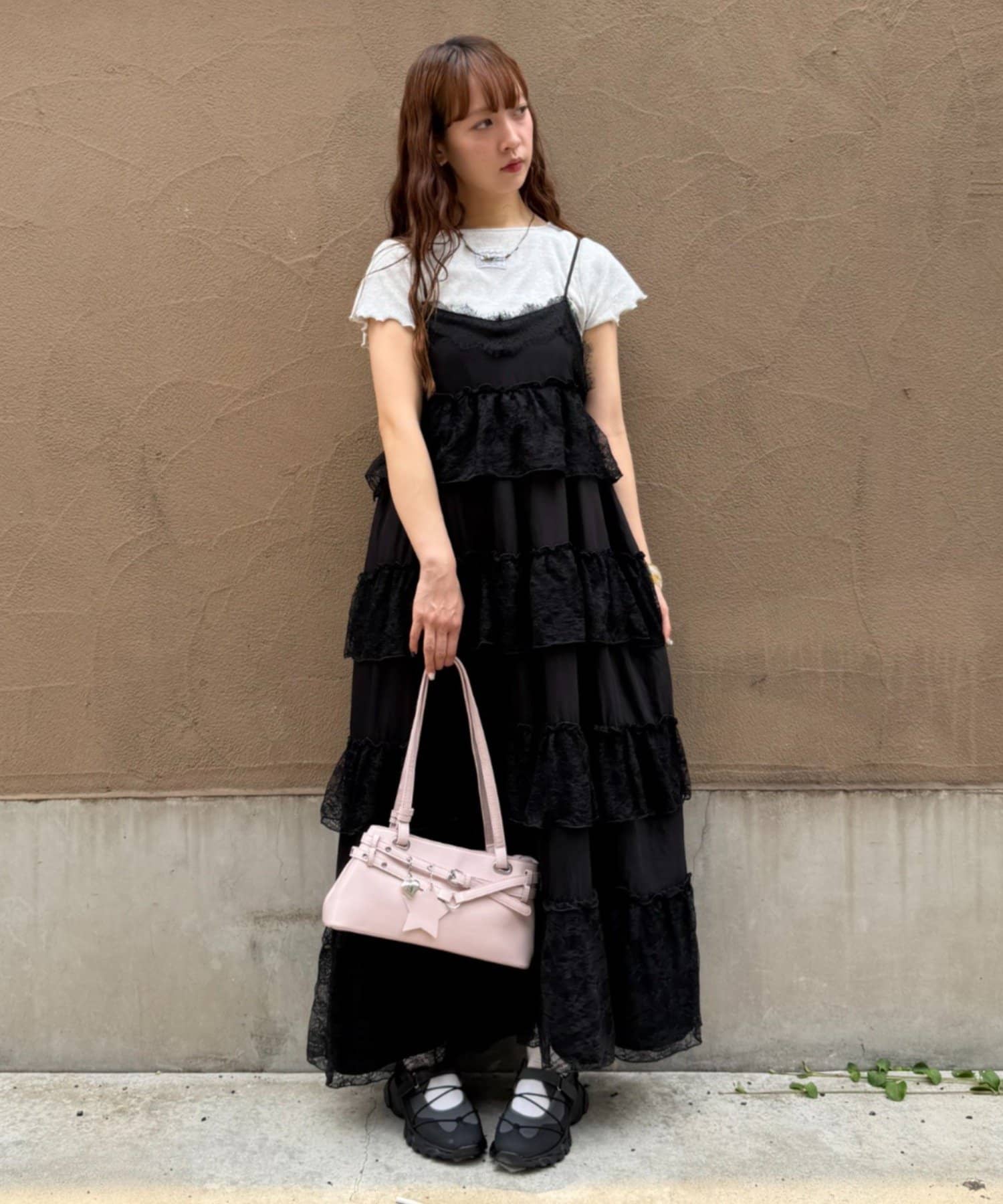 w closet lace 層疊吊帶ops - Image 3