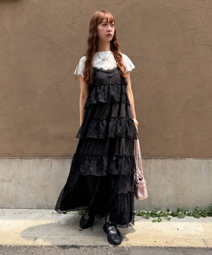 w closet lace 層疊吊帶ops - Image 22