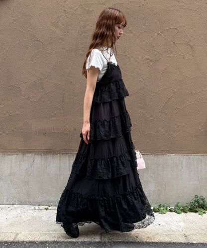 w closet lace 層疊吊帶ops - Image 23