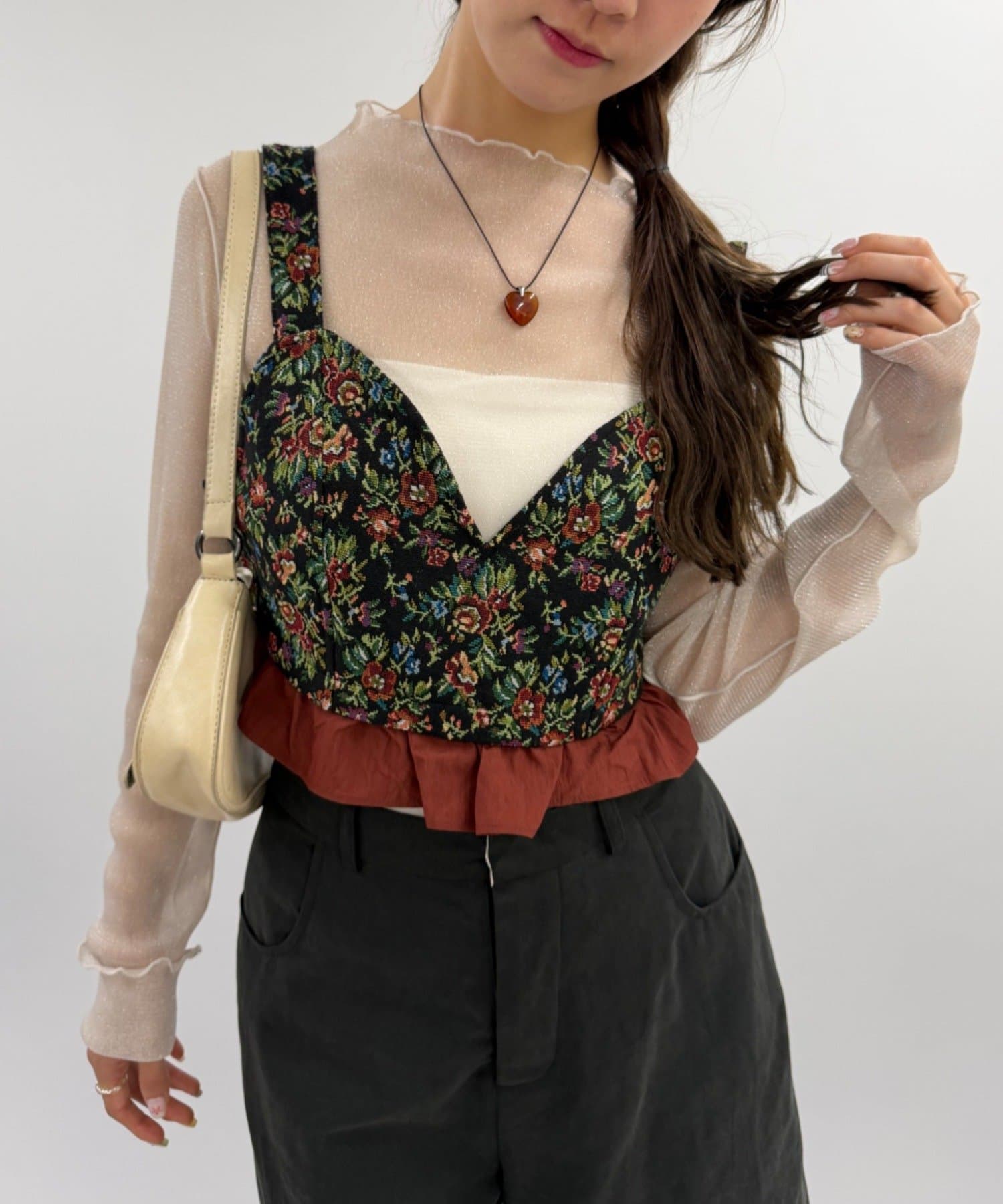 w closet sheer top - Image 28