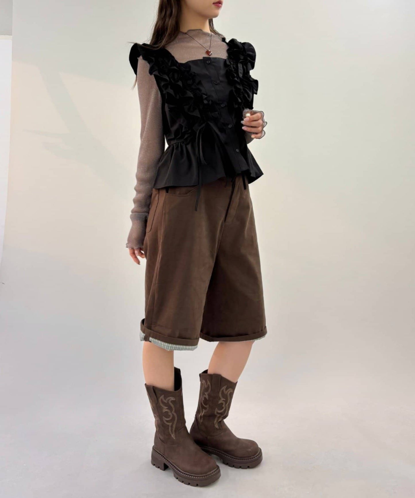 w closet sheer top - Image 38