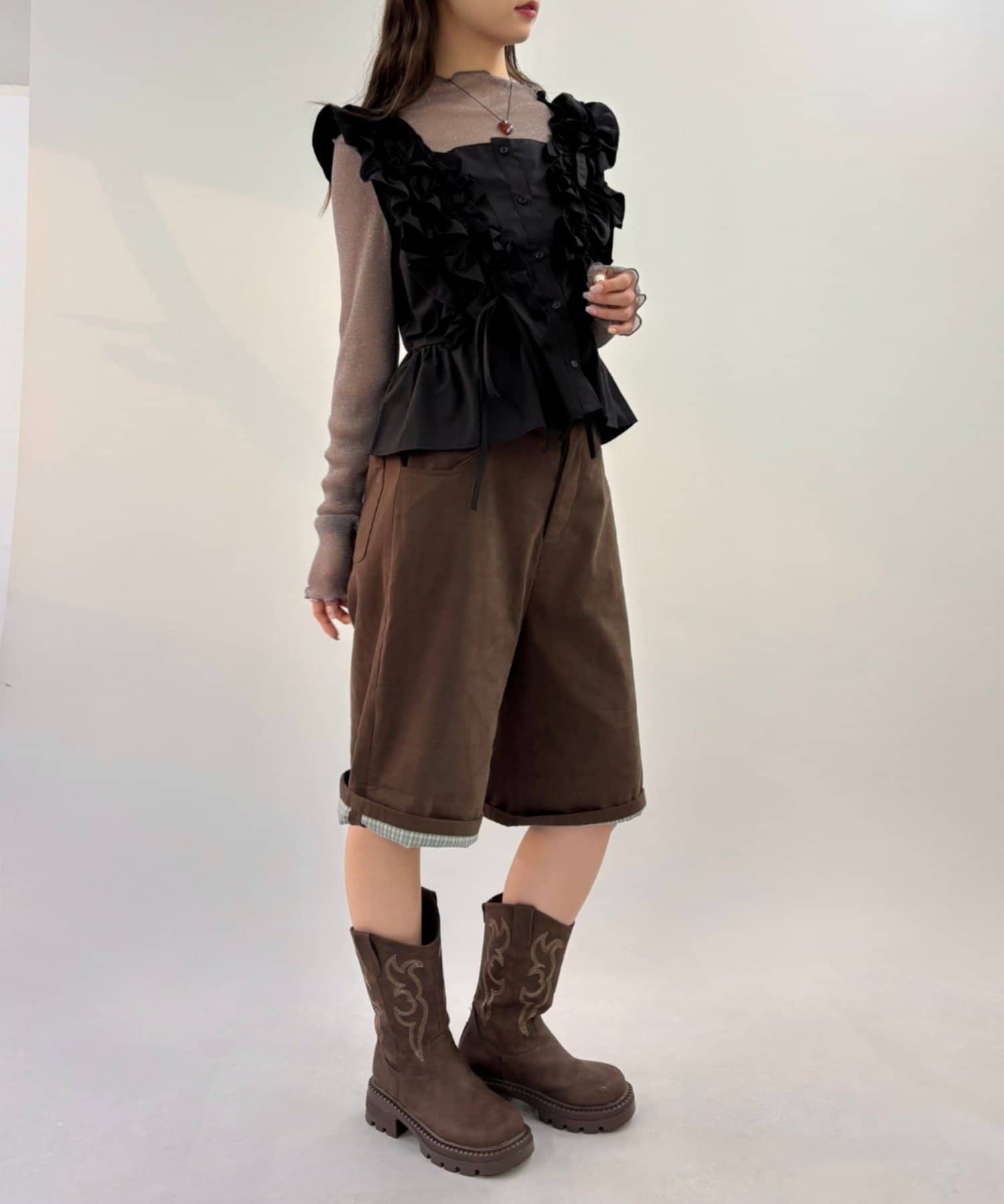 w closet sheer top - Image 38