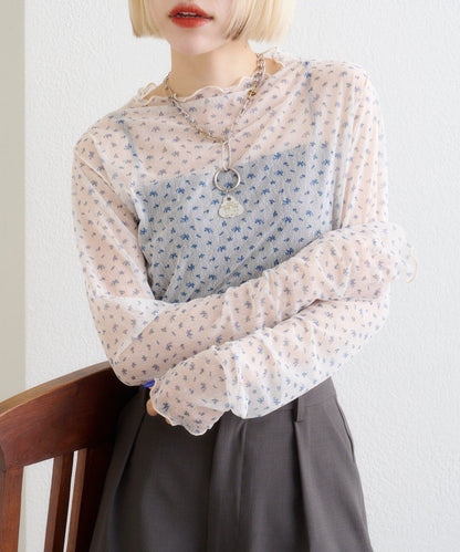 w closet sheer top