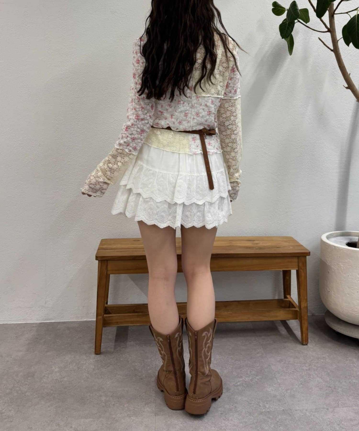 w closet floral lace tee - Image 21