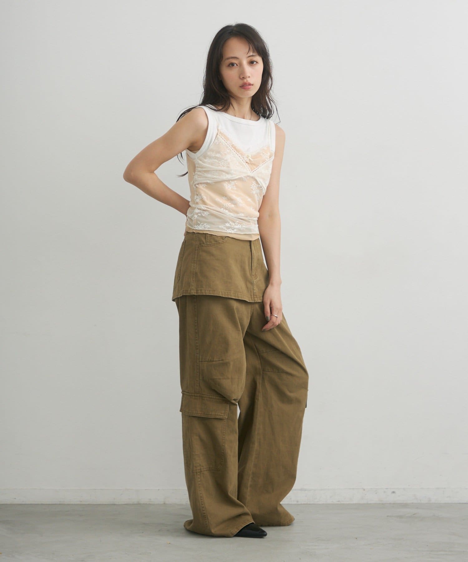 Kastane Vintage Layered Lace 吊帶背心 - Image 12