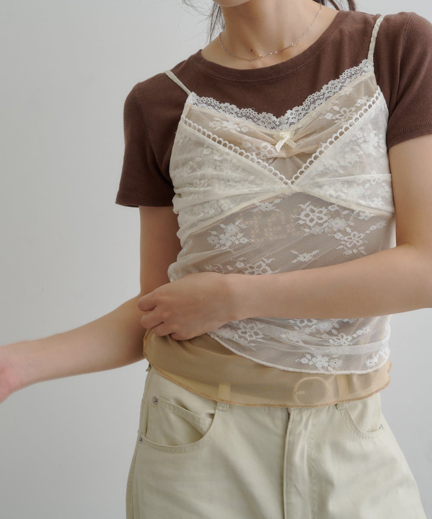 Kastane Vintage Layered Lace 吊帶背心 - Image 3