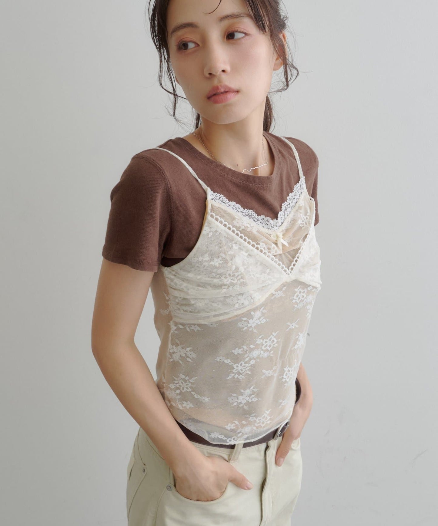Kastane Vintage Layered Lace 吊帶背心 - Image 7
