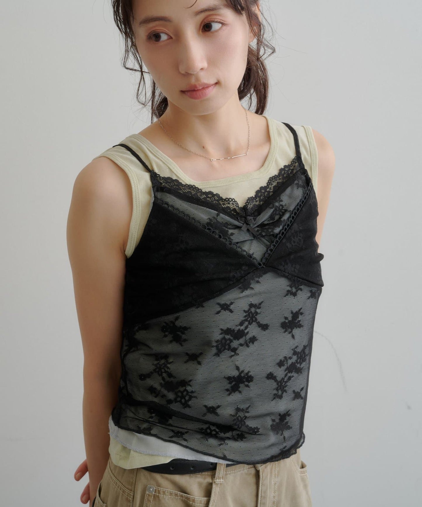 Kastane Vintage Layered Lace 吊帶背心 - Image 15