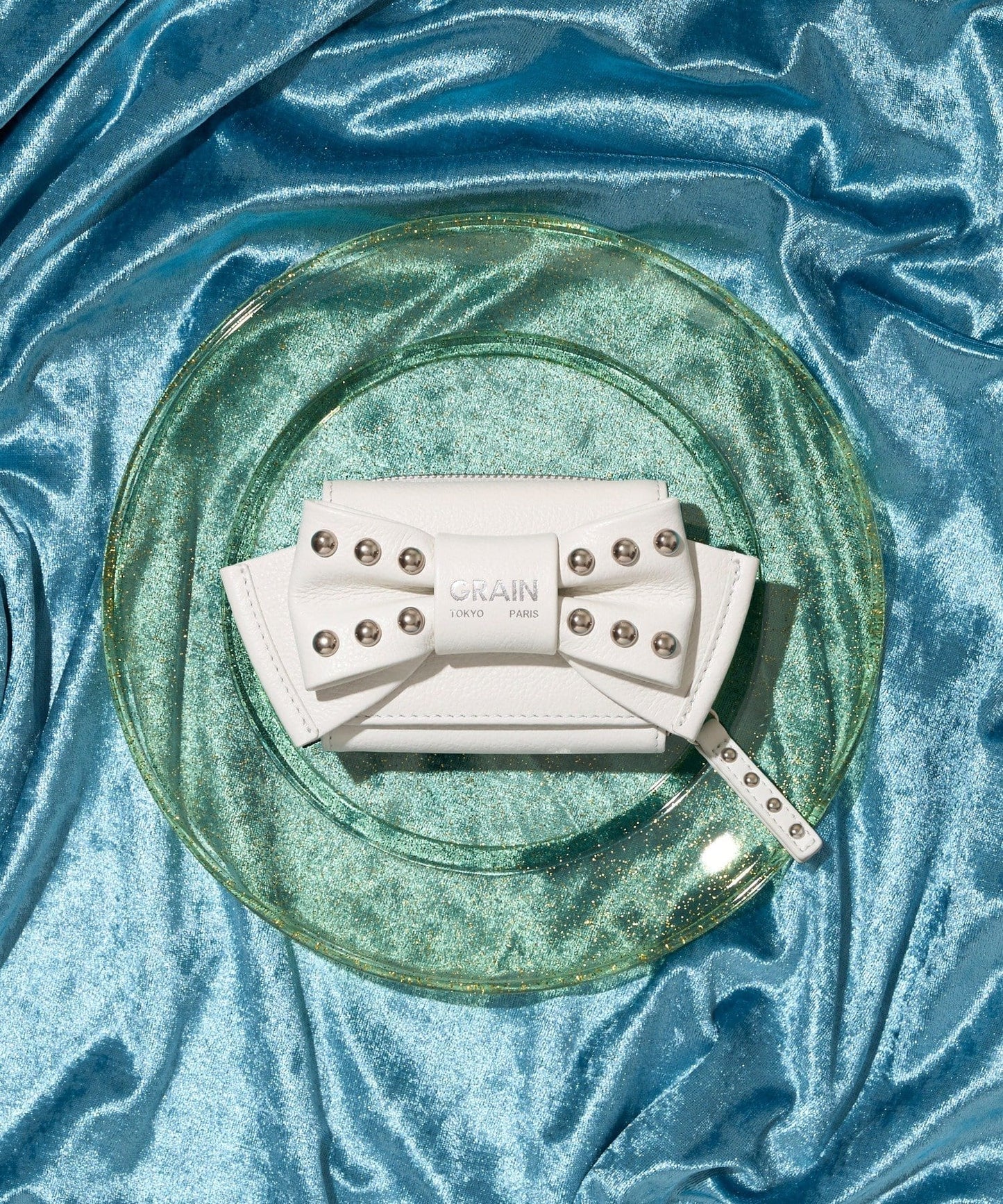 Grain Studded Ribbon Wallet - Image 2