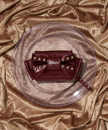 Grain Studded Ribbon Wallet - Image 3