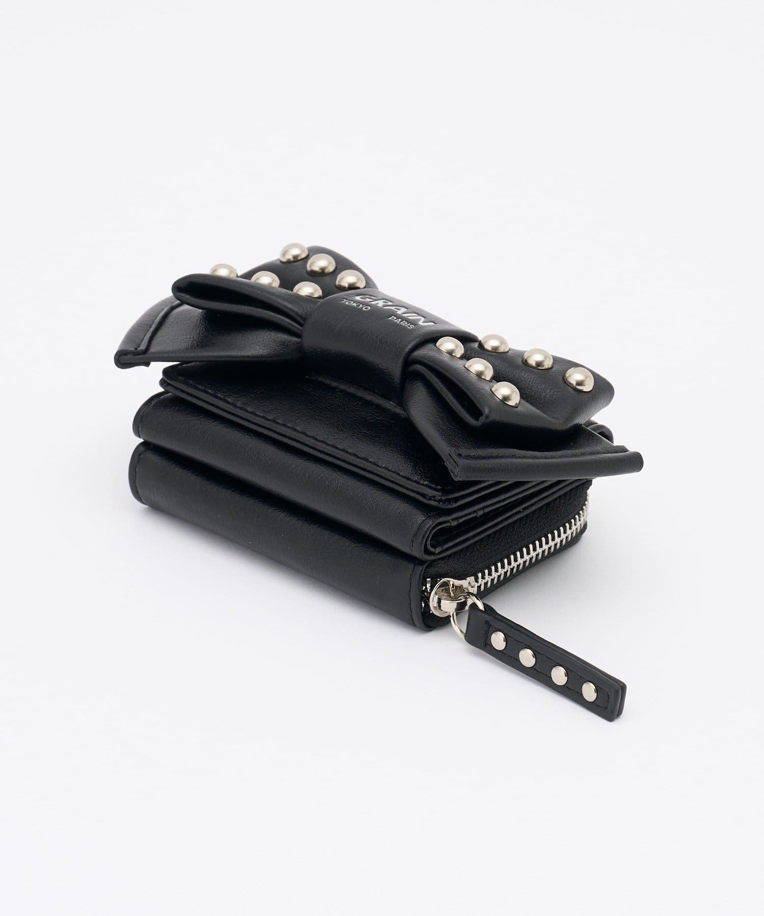 Grain Studded Ribbon Wallet - Image 10