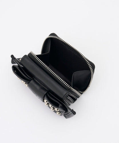 Grain Studded Ribbon Wallet - Image 11
