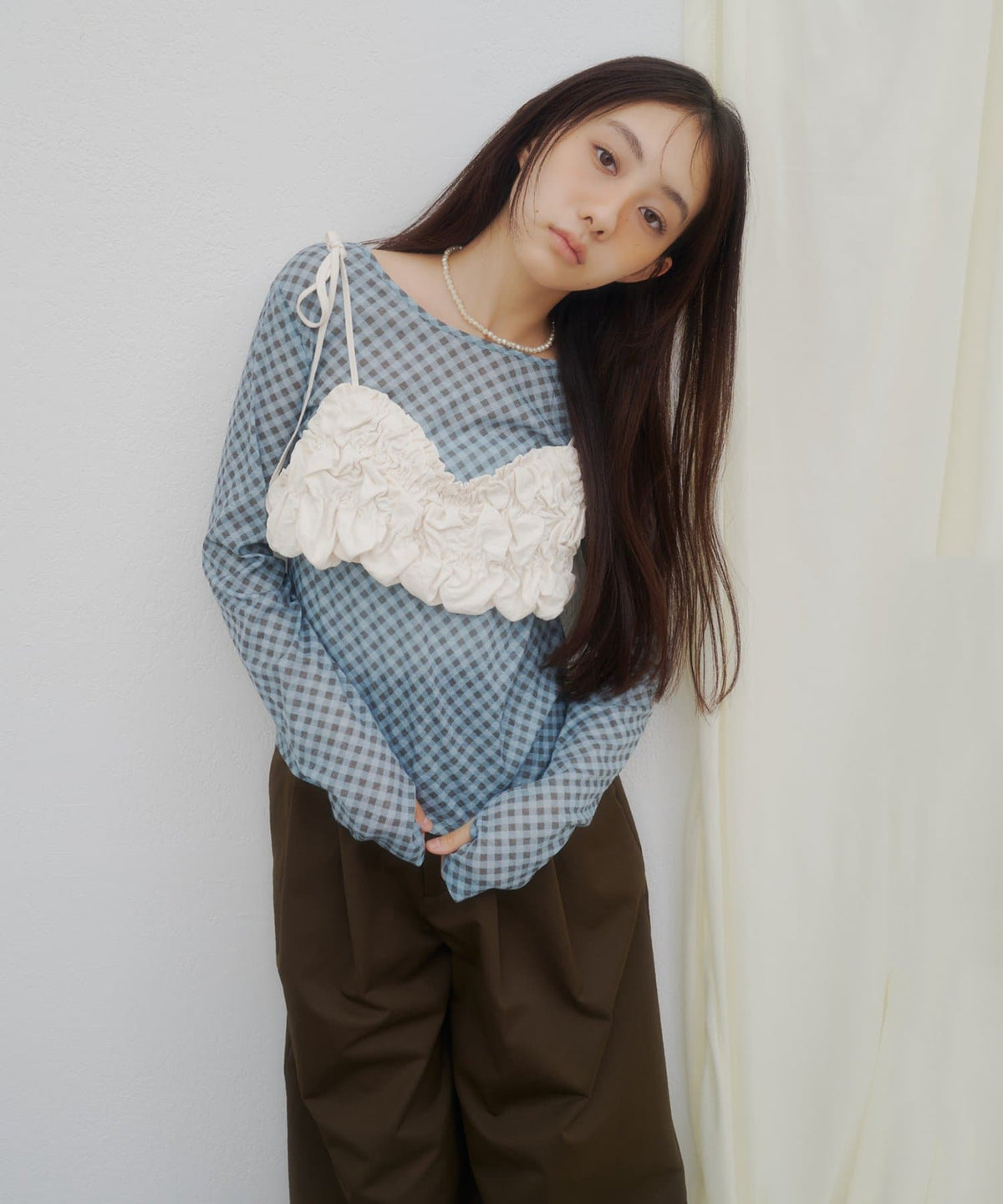 umm. By Discoat Popcorn Pattern Camisole - Image 5