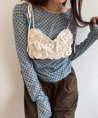 umm. By Discoat Popcorn Pattern Camisole - Image 10