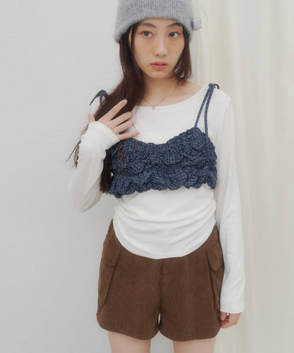 umm. By Discoat Popcorn Pattern Camisole - Image 3