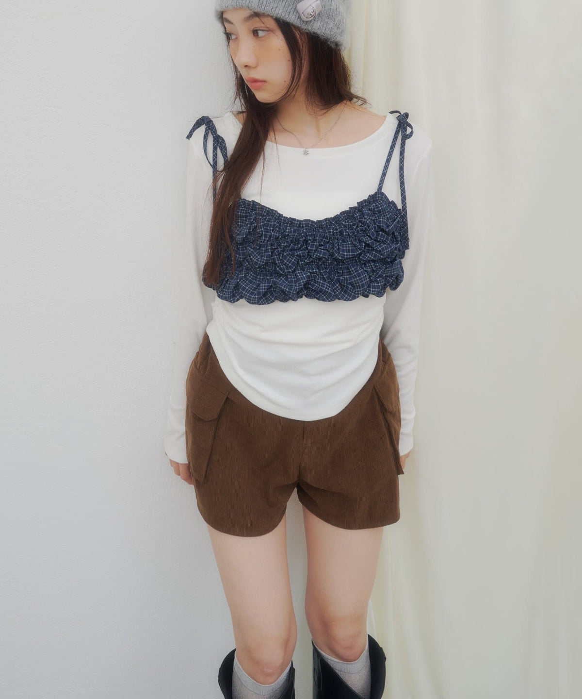 umm. By Discoat Popcorn Pattern Camisole - Image 11