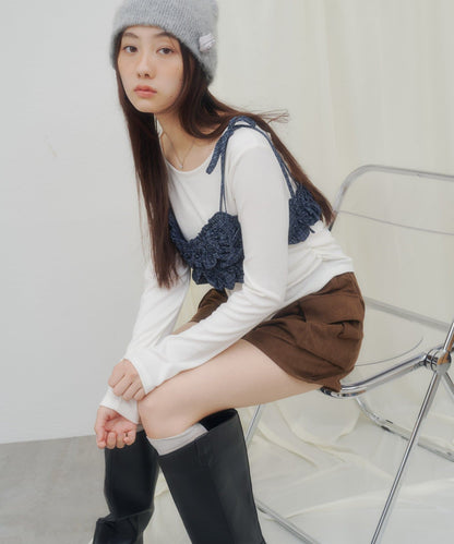 umm. By Discoat Popcorn Pattern Camisole - Image 12