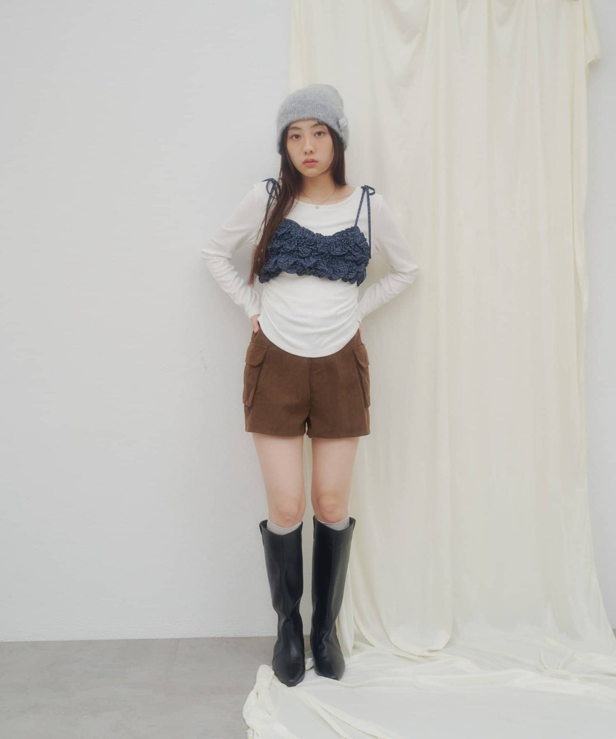 umm. By Discoat Popcorn Pattern Camisole - Image 13