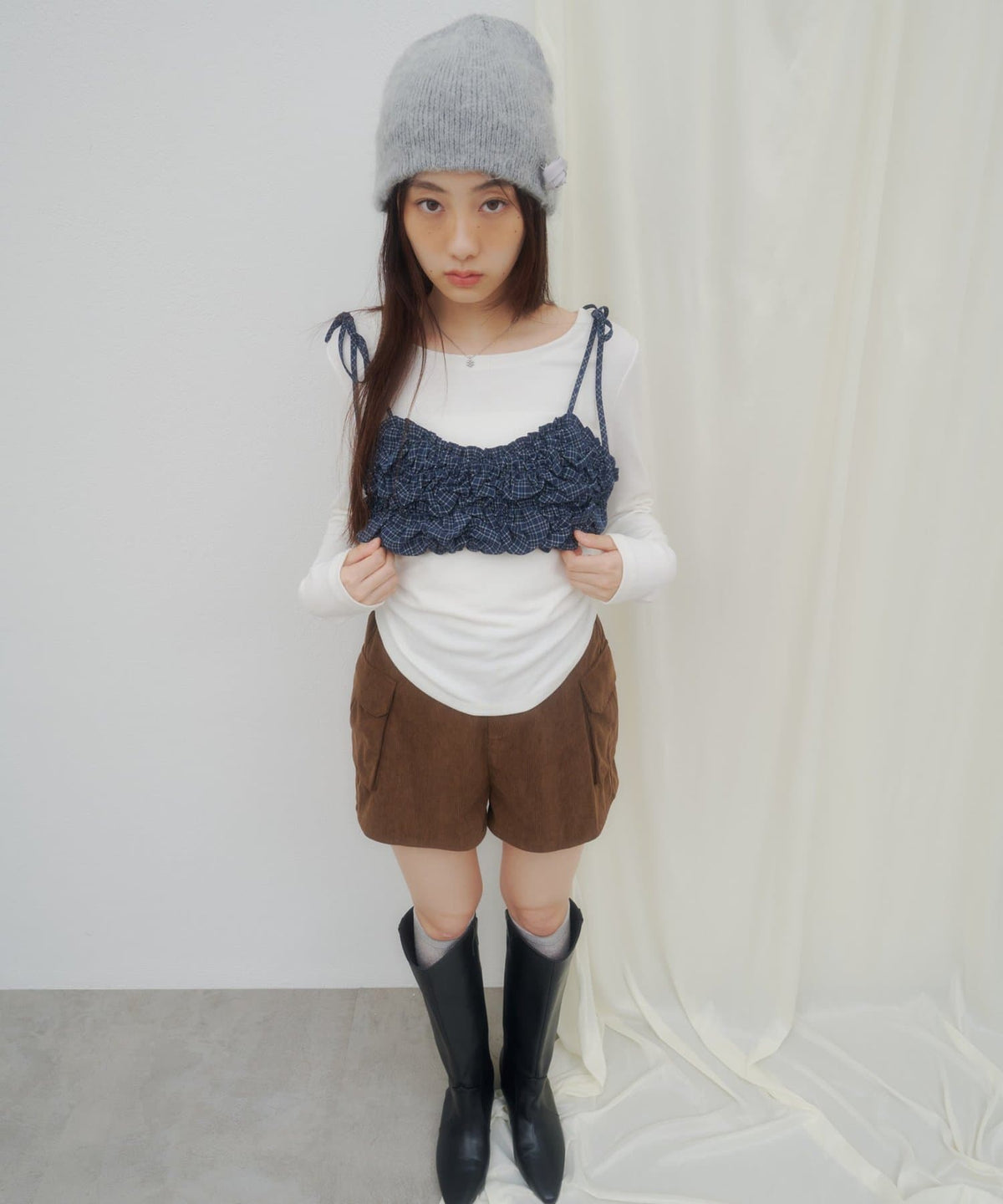 umm. By Discoat Popcorn Pattern Camisole - Image 16