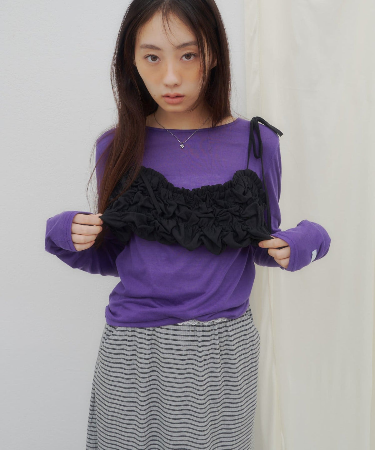 umm. By Discoat Popcorn Pattern Camisole - Image 18