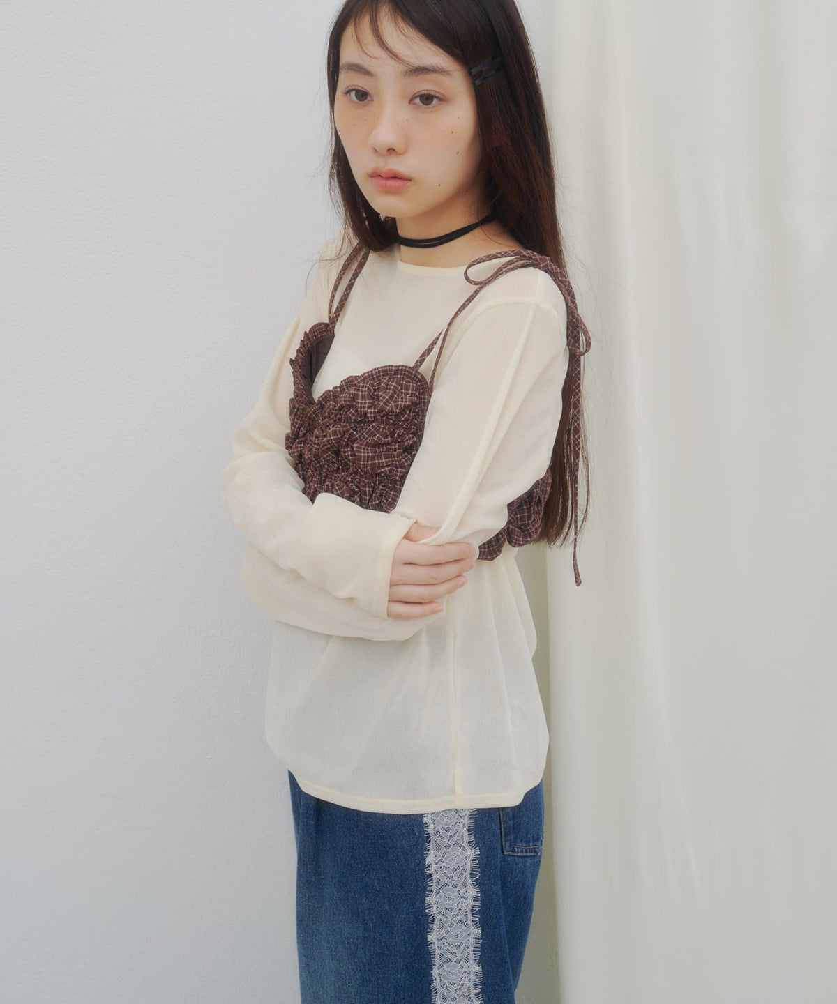 umm. By Discoat Popcorn Pattern Camisole - Image 27