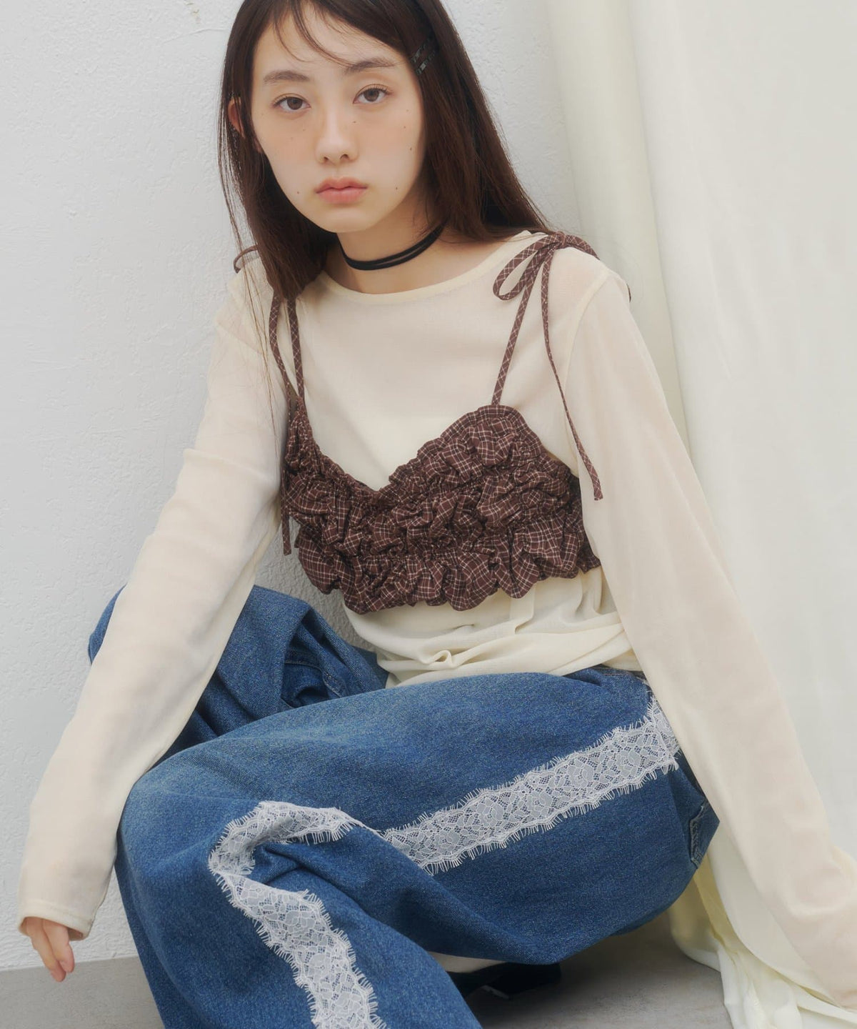 umm. By Discoat Popcorn Pattern Camisole - Image 31